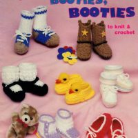 American school of needlework 1049 - booties - front cover