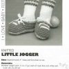 American school of needlework 1049 - booties - little jogger