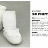 American school of needlework 1049 - booties - so pretty