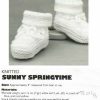 American school of needlework 1049 - booties - sunny springtime