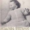 Beehive Baby Book SC14 - Twin-tone cardigan in raglan style