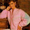 Cleckheaton Candy and Floss - 10 ladys argyle cardigan