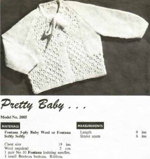 Fontana 329 - matinee jackets - pretty baby