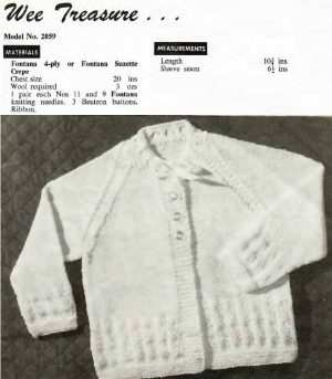Fontana 329 - matinee jackets - wee treasure