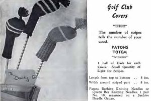 Patons C12 - Gifts to make - golf club covers