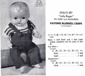 Patons C18 - Gifts to knit - dolls set - jolly roger