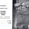 Patons C18 - Gifts to knit - handbag - tasselled tango