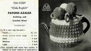 Patons C18 - Gifts to knit - tea cosy - olde english