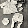 Paragon 75 - layettes pram set and pram cover - cherub pram set