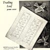 Paragon 75 - layettes pram set and pram cover - trailing leaf pram cover