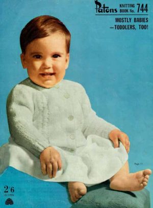 Patons 744 - Mostly Babies - Toddlers Too - back cover - 7445