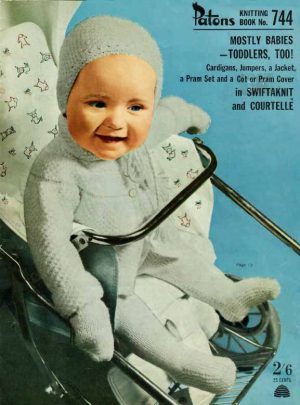 Patons 744 - Mostly Babies - Toddlers Too - product image - front cover
