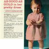 Good Knitting with PB 1963 - gallery image - jenny is as good as gold in her pretty dress