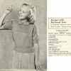 Lincoln 710 Handknits for young teenage misses - L1648 - Jumper with patterned yoke