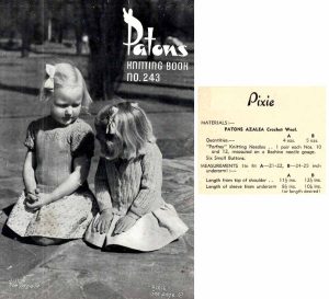 Patons 243 - cardigan - pixie