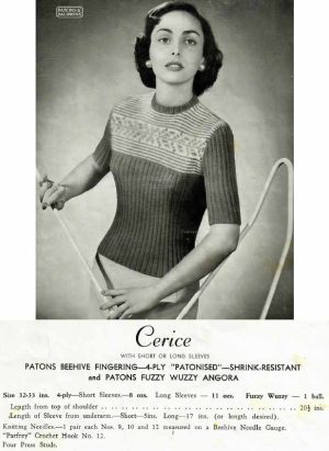 Patons 341 - jumper - cerice