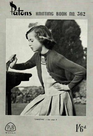Patons 362 - product image - cardigan - christine
