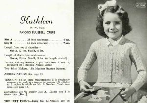 Patons 370 - knits for girls - cardigan - kathleen