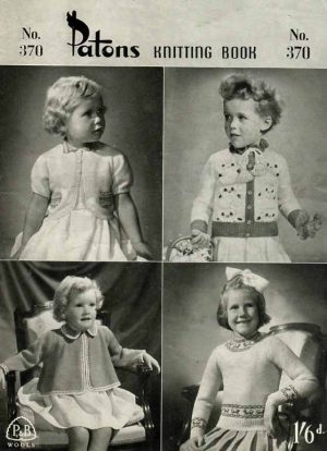 Patons 370 - knits for girls - product image - front cover