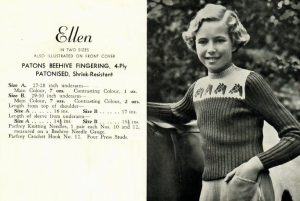 Patons 396 - from 4 to 14 yrs - jumper - ellen
