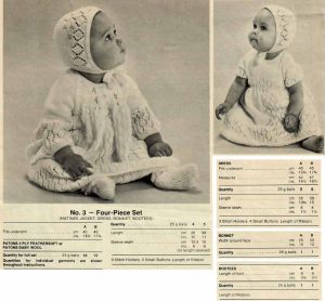 Patons 488 - 10 knitting designs - 3 four piece set