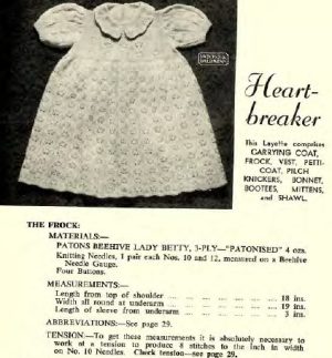 Patons R6 - your favourite reprints - heartbreaker frock