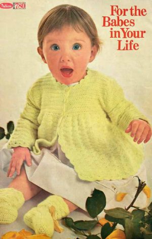 Patons 780 - for the babes in your life - back cover