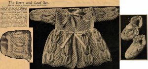 Australian Home Journal Baby Book No 5 - the berry and leaf set
