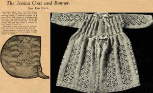Australian Home Journal Baby Book No 5 - the jessica coat and bonnet