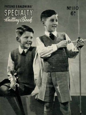 PB 110 Specialty Knitting Book - front cover