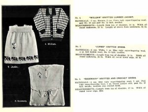 Smiths Ideal Book of Toddlers Woollies - william sweater jumbo dress and rosemary tunic