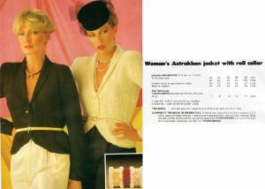 Thorobred Naturally - astrakhan jacket with roll collar