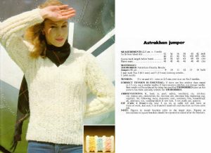 Thorobred Naturally - astrakhan jumper