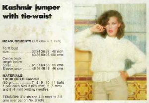 Thorobred Naturally - kashmir jumper with tie-waist