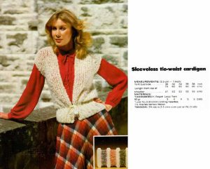 Thorobred Naturally - sleeveless tie-waist cardigan