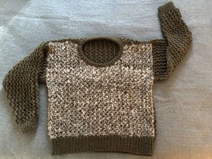 Thorobred - round neck green jumper