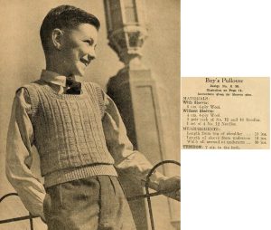 Childrens Knitwear No 3 - Boys Pullover A 30
