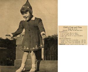Childrens Knitwear No 3 - Childs Coat and Pixie A 31
