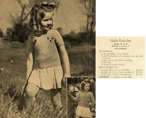 Childrens Knitwear No 3 - Girls Twin Set A 26