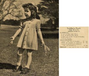 Childrens Knitwear No 3 - Toddlers Frock A 33