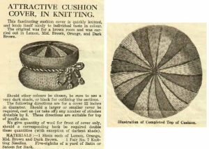 Cushions and Cosies 6 - gallery image - Attractive cushion cover in knitting
