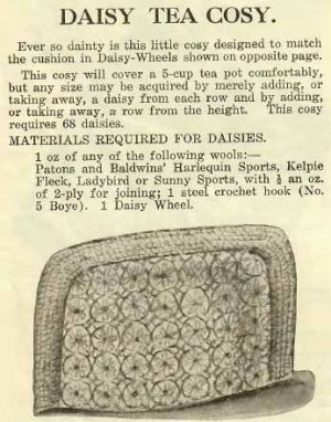 Cushions and Cosies 6 - gallery image - Daisy tea cosy