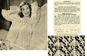 Womans Weekly Knitting of the year - one of our prettiest bedjackets