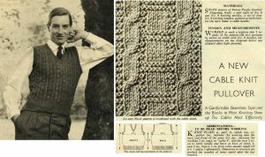 Womans weekly KB 1 - a new cable knit pullover