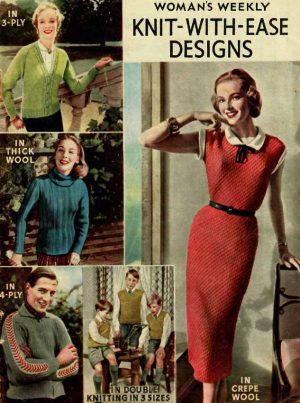 Womens Weekly - knit with ease designs - front cover