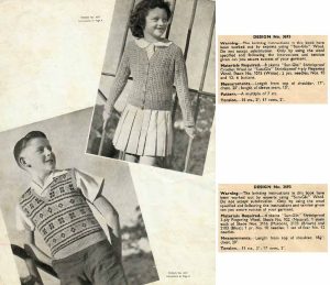 Woolworths Economy Knit Book 30 - design 3675 and 3693