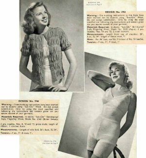 Woolworths Economy Knit Book 30 - design 3703 and 3746