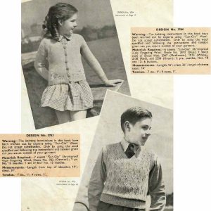 Woolworths Economy Knit Book 30 - design 3704 and 3753