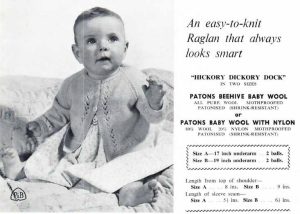 Patons 567 - Babies wear from birth to 12 months - hickory dickory dock