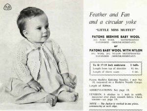 Patons 567 - Babies wear from birth to 12 months - little miss muffet